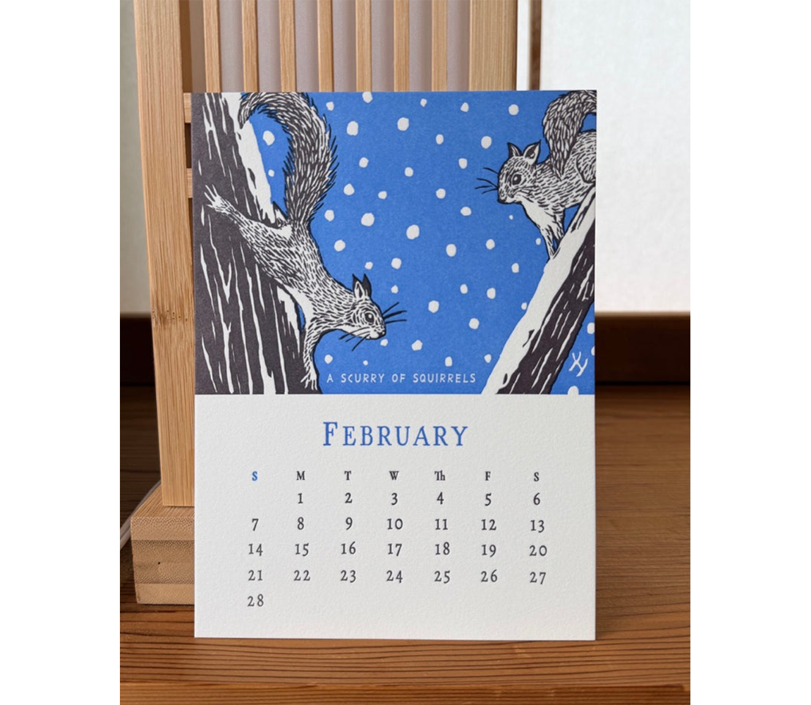 Animal Almanac 2027 Calendar with Stand - Yoshiko Yamamoto